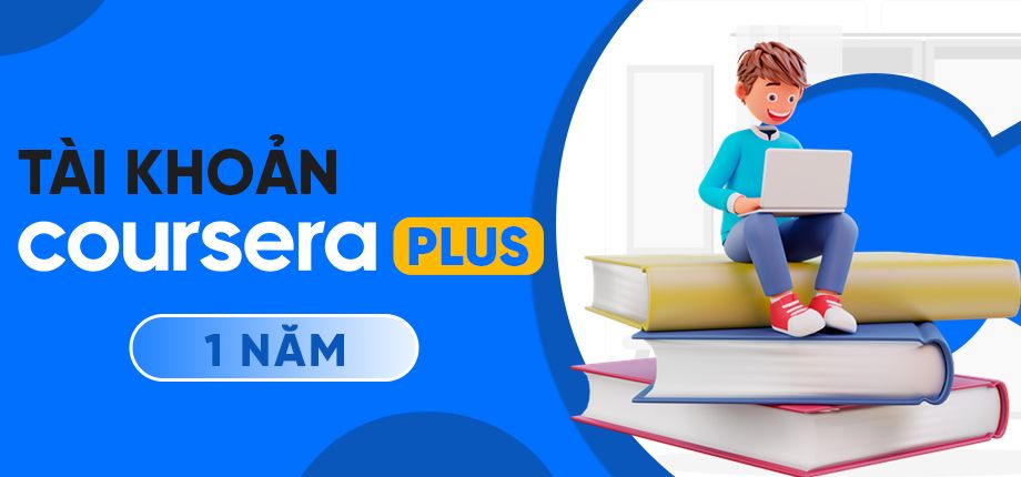 Tài khoản Coursera Plus (1 năm)
